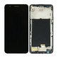 LG K10 M250N (2017) - LCD Kijelző + Érintőüveg + Keret (Black) TFT