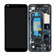 LG Q6 M700N - LCD Kijelző + Érintőüveg + Keret (Black) TFT