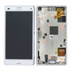 Sony Xperia Z3 Compact D5803 - LCD Kijelző + Érintőüveg + Keret (White) TFT