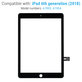 Érintőüveg iPad (6th Gen 2018), Black