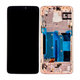 OnePlus 6 - LCD Kijelző + Érintőüveg + Keret (Rose Gold) TFT
