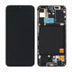 Samsung Galaxy A40 A405F - LCD Kijelző + Érintőüveg + Keret (Black) - GH82-19672A, GH82-19674A Genuine Service Pack