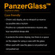 PanzerGlass - edzett üveg, magánélet, ügyes barát, CamSlider iPhone 8/7 / 6S / 6 Plus, fekete