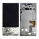Blackberry Key2 - LCD Kijelző + Érintőüveg + Keret (Silver) TFT