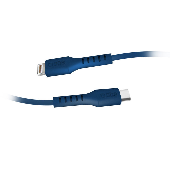 SBS - Lightning / USB-C Kábel (1m), kék