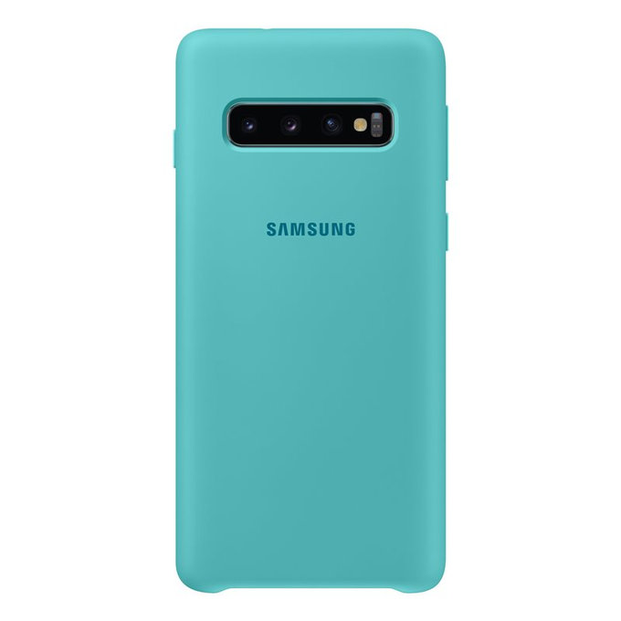 Samsung - Szilikon tok Samsung Galaxy S10-hez, zöld