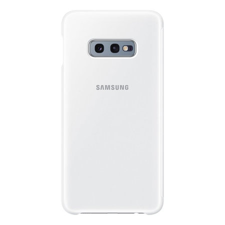 Samsung - oldalra nyíló tok, Clear View pre Samsung Galaxy S10e készülékhez, fehér