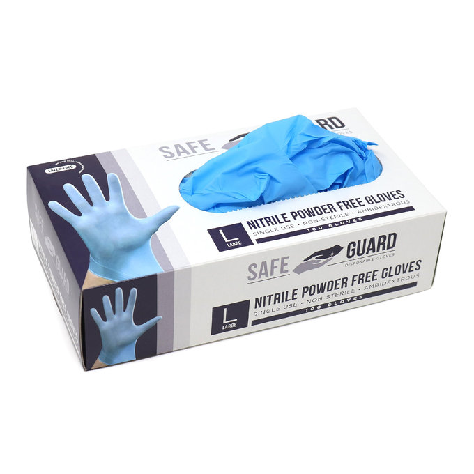 ESD nitrilgumi kesztyű (1 csomag - 100db) - L méret