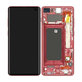 Samsung Galaxy S10 Plus G975F - LCD Kijelző + Érintőüveg + Keret (Cardinal Red) - GH82-18849H, GH82-18834H Genuine Service Pack