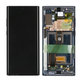 Samsung Galaxy Note 10 Plus - LCD Kijelző + Érintőüveg + Keret (Aura Black) - GH82-20838A, G82-20900A Genuine Service Pack