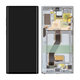 Samsung Galaxy Note 10 Plus - LCD Kijelző + Érintőüveg + Keret (Aura White) - GH82-20838B, G82-20900B Genuine Service Pack