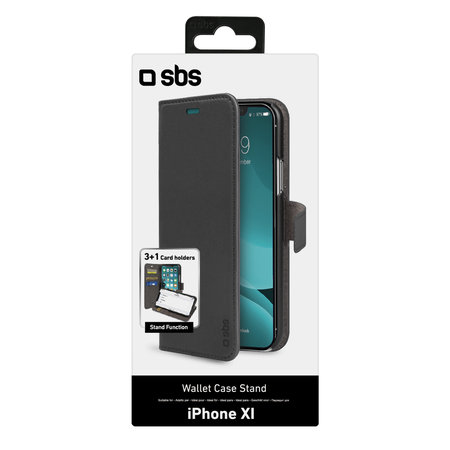 SBS - Tok Wallet Stand - iPhone 11 Pro, fekete