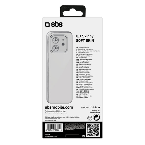 SBS - Tok Skinny - iPhone 11, transparent