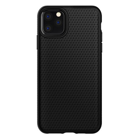Spigen - Folyékony légzsák iPhone 11 Pro Max készülékhez, fekete