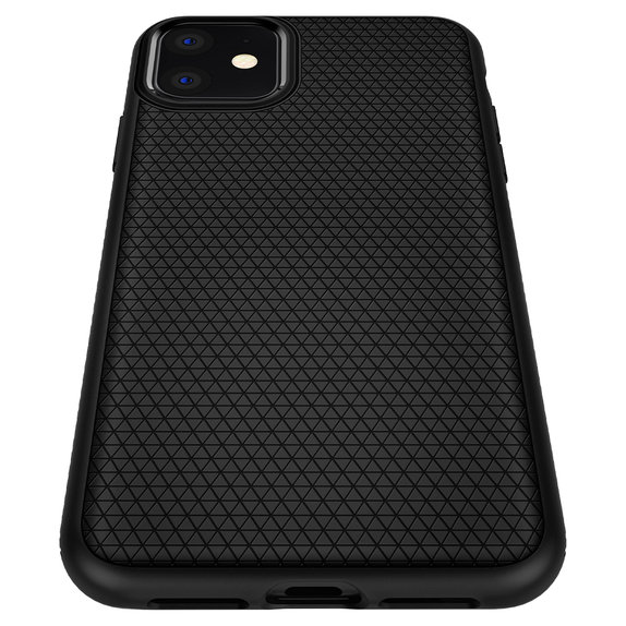 Spigen - Tok Liquid Air - iPhone 11, fekete