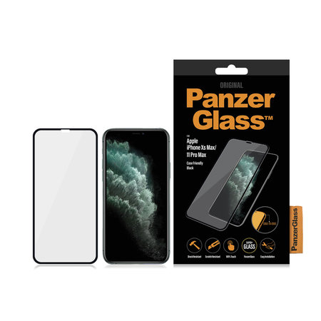PanzerGlass - Edzett Üveg Case Friendly - iPhone XS Max és 11 Pro Max, fekete
