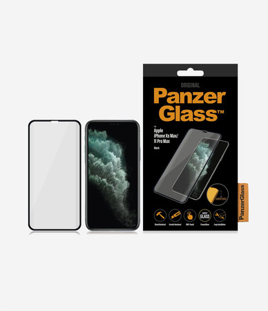 PanzerGlass - Edzett Üveg Standard Fit - iPhone XS Max és 11 Pro Max, black