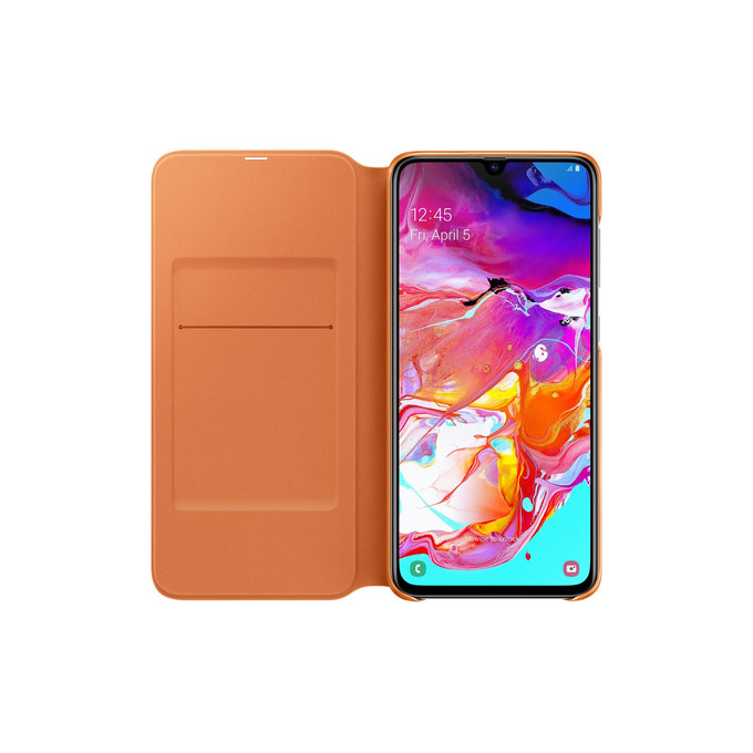 Samsung - Samsung Galaxy A70 pénztárca tok, fehér