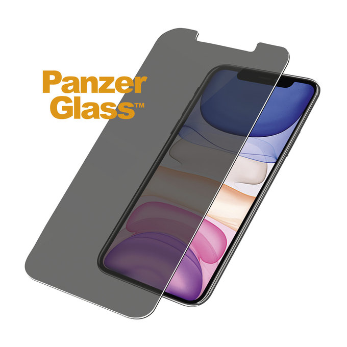 PanzerGlass - Edzett Üveg Privacy Standard Fit - iPhone XR és 11, átlátszó