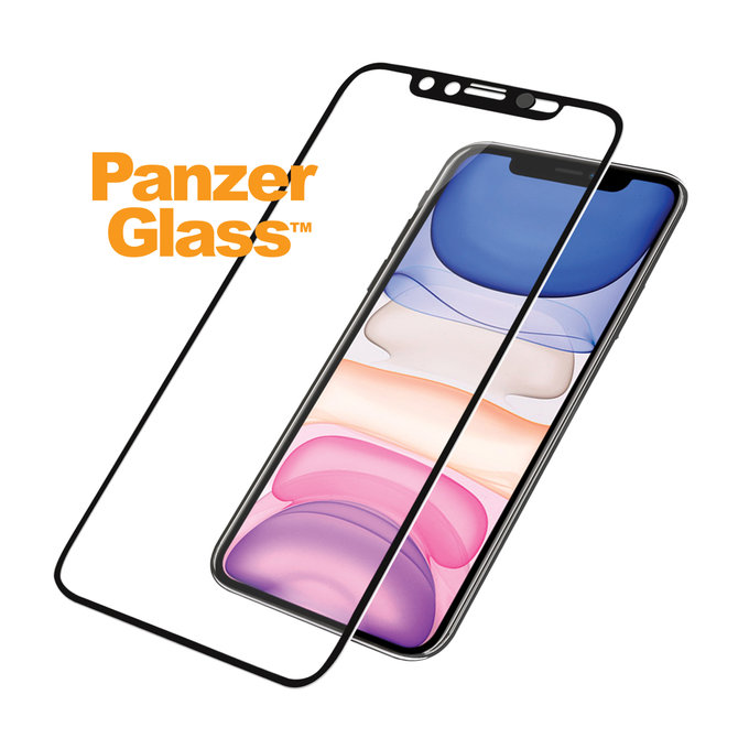 PanzerGlass - Edzett Üveg Case Friendly CamSlider - iPhone XR és 11, black