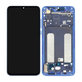 Xiaomi Mi 9 Lite - LCD Kijelző + Érintőüveg + Keret (Aurora Blue) - 561010033033, 5600040F3B00 Genuine Service Pack