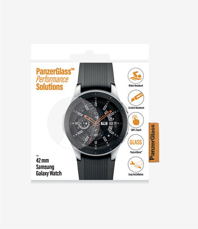 PanzerGlass - Edzett Üveg Flat Glass - Samsung Galaxy Watch 42 mm, átlátszó