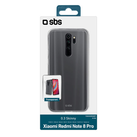 SBS - Tok Skinny - Xiaomi Redmi Note 8 Pro, transparent