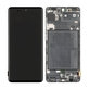 Samsung Galaxy A71 A715F - LCD Kijelző + Érintőüveg + Keret (Prism Crush Black) - GH82-22152A, GH82-22248A Genuine Service Pack