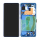 Samsung Galaxy S10 Lite G770F - LCD Kijelző + Érintőüveg + Keret (Prism Blue) - GH82-21672C, GH82-22044C, GH82-22045C, GH82-21992C, GH82-22045C Genuine Service Pack