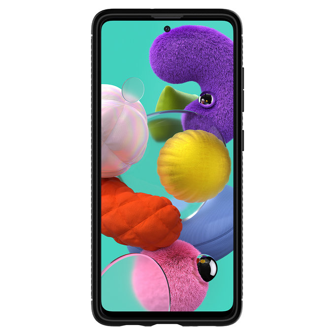 Spigen - Ügy Rugged Armor - Samsung Galaxy A51, fekete