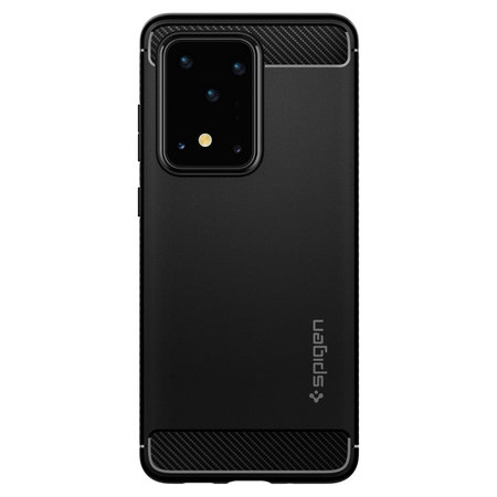 Spigen - Ügy Rugged Armor - Samsung Galaxy S20 Ultra, fekete