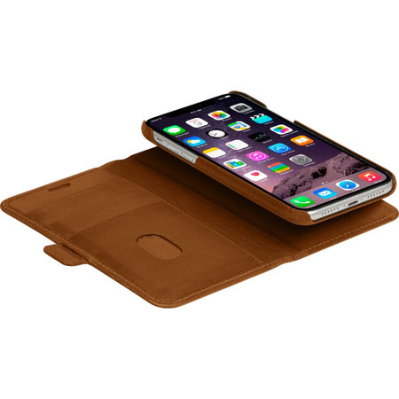 dbramante1928 - Bőr tok Lynge iPhone XR-hez, tan