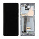 Samsung Galaxy S20 Ultra G988F - LCD Kijelző + Érintőüveg + Keret + Elapi Kamera (Cosmic Gray) - GH82-22271B, GH82-22327B Genuine Service Pack