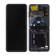 Samsung Galaxy Z Flip F700N - LCD Kijelző + Érintőüveg + Keret (Mirror Black) - GH82-22215A Genuine Service Pack