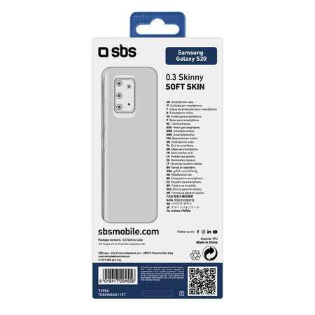 SBS - Tok Skinny - Samsung Galaxy S20, transparent