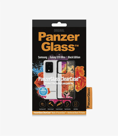 PanzerGlass - Tok ClearCase - Samsung Galaxy S20 Ultra, black