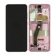 Samsung Galaxy S20 G980F - LCD Kijelző + Érintőüveg + Keret (Cloud Pink) - GH82-22123C, GH82-22131C, GH82-31432C, GH82-31433C Genuine Service Pack