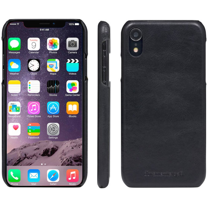 dbramante1928 - Lynge bőr tok iPhone XR-hez, fekete