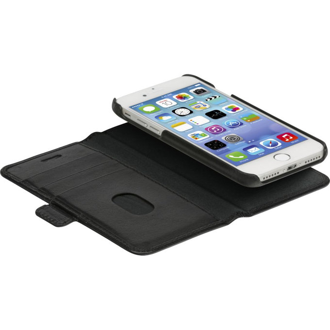 dbramante1928 - Lynge bőrtok iPhone 8/7/6 készülékhez, fekete