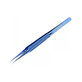 2UUL BlueT Curved Head - Titán Csipesz - Hajlított Hegyű (0.1mm)