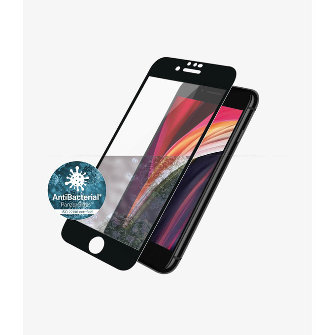 PanzerGlass - Edzett Üveg Case Friendly AB - iPhone 6, 6s, 7, 8, SE 2020 és SE 2022, fekete