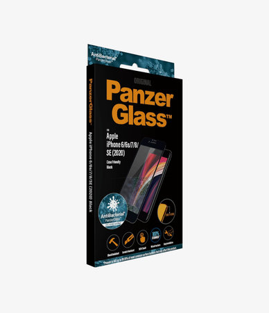 PanzerGlass - Edzett Üveg Case Friendly AB - iPhone 6, 6s, 7, 8, SE 2020 és SE 2022, fekete