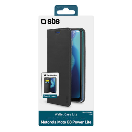 SBS - Tok Book Wallet Lite - Motorola Moto G8 Power Lite, fekete