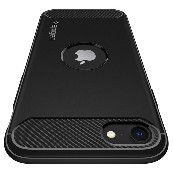 Spigen - Tok Rugged Armor - iPhone SE 2020 & SE 2022, fekete