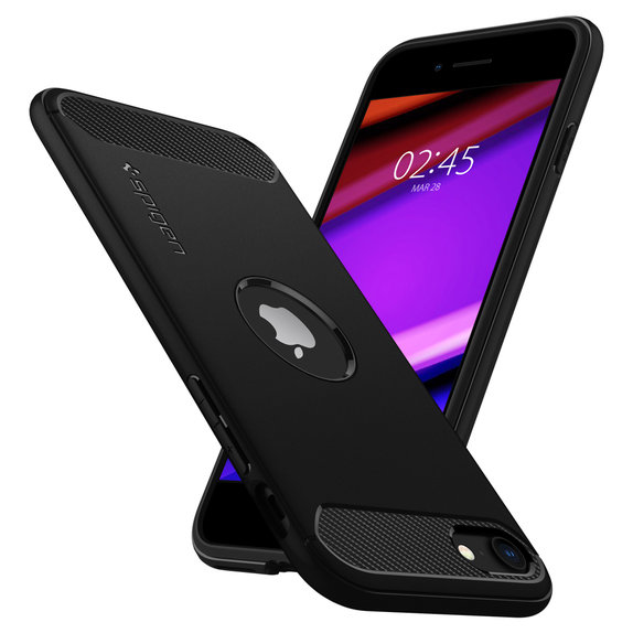 Spigen - Tok Rugged Armor - iPhone SE 2020 & SE 2022, fekete