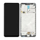 Samsung Galaxy A21s A217F - LCD Kijelző + Érintőüveg + Keret (Black) - GH82-22988A, GH82-23137A , GH82-24641A, GH82-24642A, GH82-23089A Genuine Service Pack
