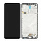 Samsung Galaxy A21s A217F - LCD Kijelző + Érintőüveg + Keret (Black) - GH82-22988A, GH82-23137A , GH82-24641A, GH82-24642A, GH82-23089A Genuine Service Pack