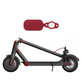 Xiaomi Mi Electric Scooter 1S, 2 M365, Essential, Pro, Pro 2 - Gumi Töltőcsatlakozó-Burkolat (Red)