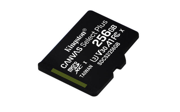 Kingston - MicroSDXC Memóriakártya Canvas Select Plus 256 GB