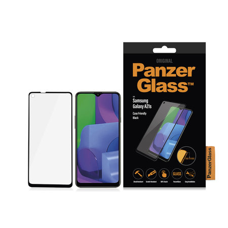 PanzerGlass - Edzett Üveg Case Friendly - Samsung Galaxy A21s, fekete